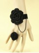 Retro Knitting Wool Floral Girls Lolita Wrist Strap