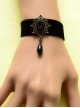 Special Leather Fashion Elegant Black Pearl Lady Lolita Wrist Strap