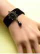 Special Leather Fashion Elegant Black Pearl Lady Lolita Wrist Strap