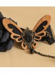 Sweet Black Lace Butterfly Girls Lolita Wrist Strap