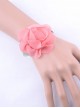 Cute Pink Floral Little Girls Lolita Wrist Strap