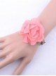 Cute Pink Floral Little Girls Lolita Wrist Strap