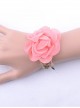 Cute Pink Floral Little Girls Lolita Wrist Strap