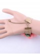 Cute Pink Floral Little Girls Lolita Wrist Strap