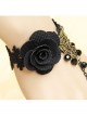 Classic Rose Bead Chain Lady Lolita Wrist Strap