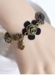 Retro Floral Girls Lolita Wrist Strap