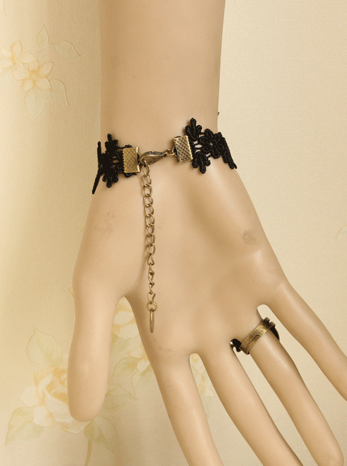 Concise Sexy Black Fashion Lady Lolita Wrist Strap