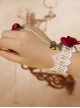 Charming Lace Fashion Lady Lolita Bracelet And Ring Set