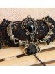 Elegant Retro Black Lady Handmade Lolita Wrist Strap