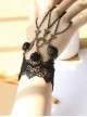 Punk Black Lace Retro Girls Lolita Wrist Strap