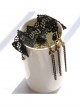 Punk Black Lace Retro Girls Lolita Wrist Strap