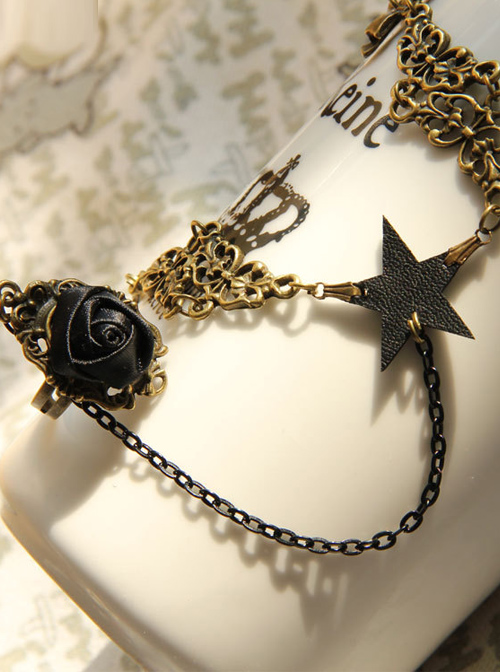 Star Chain Lady Lolita Bracelet And Ring Set