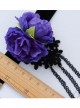 Gothic Black Chain Tassel Lady Lolita Wrist Strap