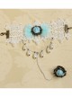 Bridal Retro Rose Lady Lolita Wrist Strap And Ring Set