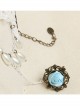 Bridal Retro Rose Lady Lolita Wrist Strap And Ring Set