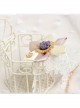 White Lace Cloth Flower Girls Lolita Wrist Strap