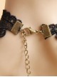 Punk Gear Heart Pendant Lolita Wrist Strap And Ring Set