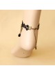 Gothic Black Lace Lady Lolita Ankle Belt