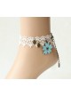 Elegant White Lace Girls Lolita Ankle Belt