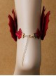 Halloween Demon Wings Red Baroque Style Lolita Ankle Belt