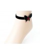 Gothic Black Bowknot Lady Lolita Ankle Belt