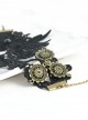 Gothic Black Lace Handmade Lolita Ankle Belt