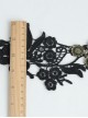 Gothic Black Lace Handmade Lolita Ankle Belt