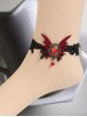 Gothic Handmade Butterfly Girls Lolita Ankle Belt