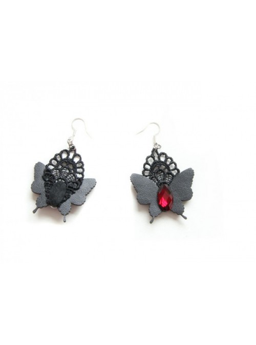 Handmade Butterfly Girls Lolita Earrings