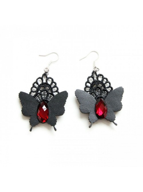 Handmade Butterfly Girls Lolita Earrings