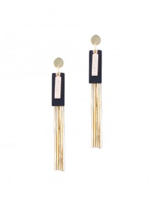 Sexy Long Tassel Concise Lady Lolita Earrings