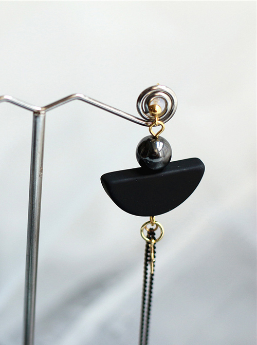 Sexy Metal Chain Star Tassel Lady Lolita Earrings