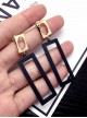 Modern Concise Rectangle Long Earrings