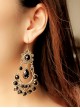 Gorgeous Black Retro Girls Lolita Earrings