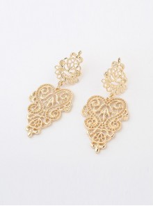 Hollow Out Golden Girls Bohemian Earrings