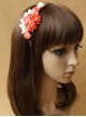 Elegant Handmade Pink Floral Girls Lolita Headband