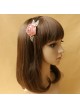 Handmade Sweet Pink Rose Lolita Headband