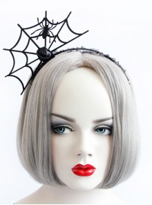 Halloween Dancing Party Cobweb Lolita Headband