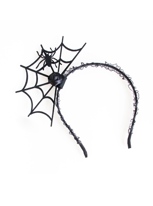 Halloween Dancing Party Cobweb Lolita Headband