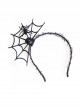 Halloween Dancing Party Cobweb Lolita Headband