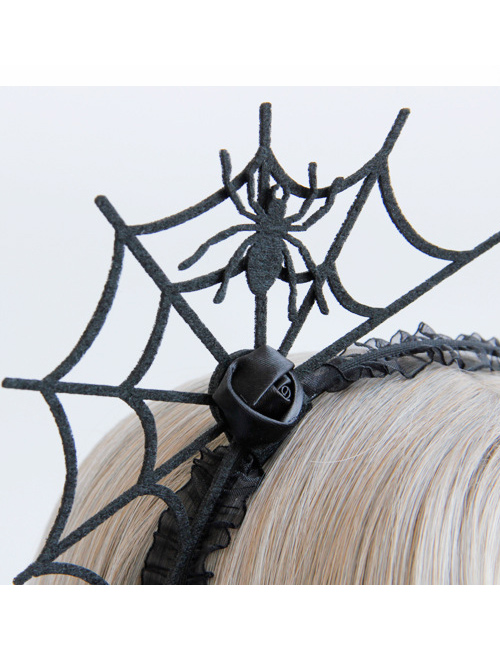 Halloween Dancing Party Cobweb Lolita Headband