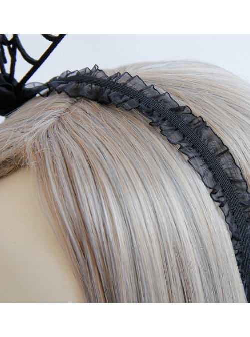 Halloween Dancing Party Cobweb Lolita Headband