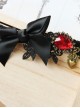 Retro Black Bowknot Gothic Lolita Headband