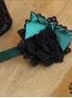 Elegance Blackish Green Handmade Bowknot Lady Lolita Headband