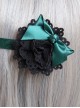 Elegance Blackish Green Handmade Bowknot Lady Lolita Headband