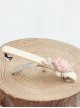 Retro Pink Resin Flower Girls Lolita Hairpin