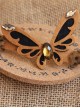 Concise Brown Butterfly Lovely Handmade Lolita Hairpin