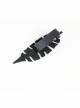 Retro Gorgeous Gothic Black Leaves Lolita Hairpin