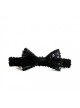 Concise Black Bow Girls Lolita Hairpin