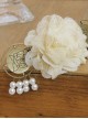 Classical Flowers Pearl Pendant Lady Lolita Hairpin